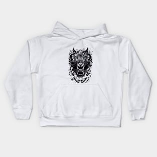 Panther Wild Animal Nature Illustration Art Tattoo Kids Hoodie